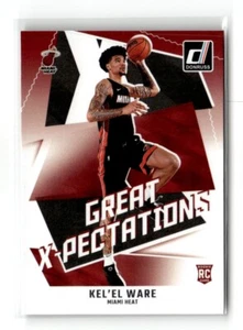 2024-25 Panini Donruss Great X-Pectations Kel'el Ware #11 (RC) - Picture 1 of 2