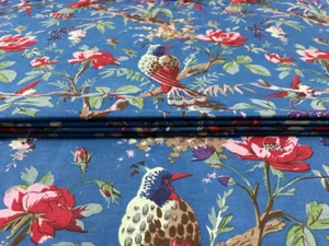 10 Yard Bird Printed Fabric New Sewing Craft Fabric Dress Material - Picture 1 of 3