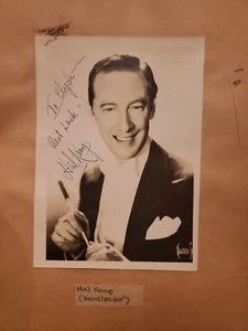 Hal Kemp Jazz Big Band Leader Autograph Scrapbook Hand Signed Read Description - Picture 1 of 5