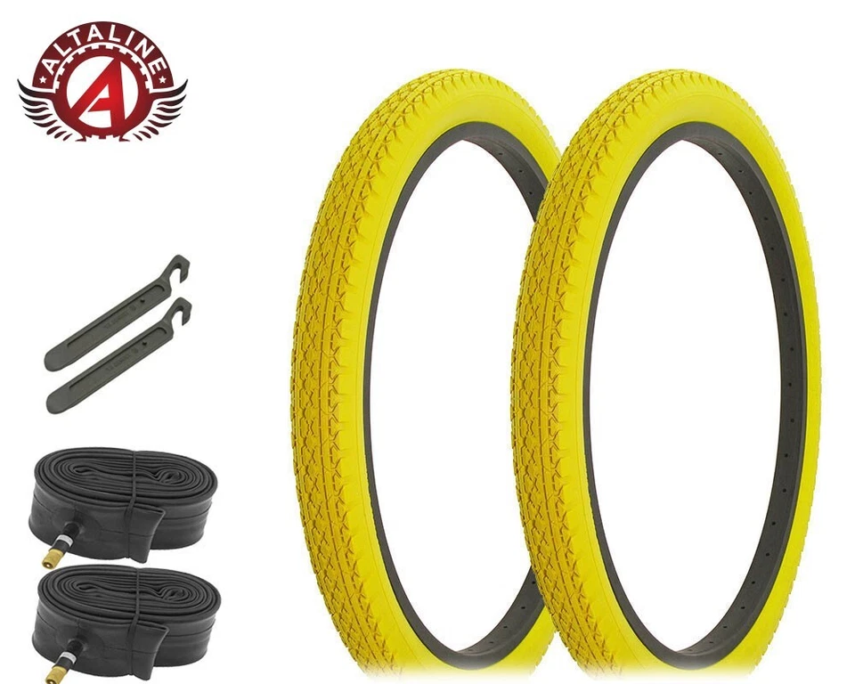 ALTALINE BICICLETA ALAMBRE CUENTAS NEUMÁTICOS 24x2.125 DIAMANTE RESISTENTE MUCHOS COLORES JUEGO DE 6 piezas Foto 1 de 1