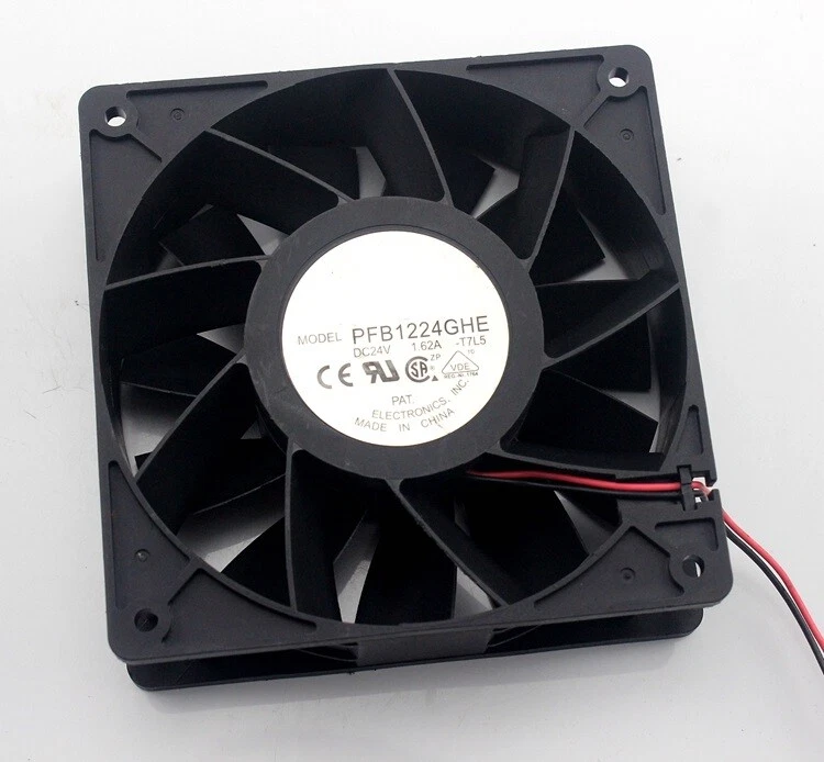 1PC For Inverter Cooling fan for PFB1224GHE 12038 24V 1.62A 12cm 2-Pin - Image 1 of 1