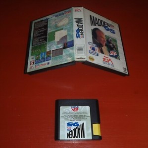 Madden NFL 95 (Sega Genesis, 1994) -No Manual 