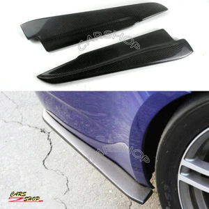 For BMW M3 E90 E92 E93 05-13 Real Carbon Fiber Rear Bumper Splitter Canard Trim - Picture 1 of 8