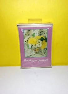 Vintage Forget Me Not American Greetings 8 Cards Flowers Thank You Notes New - Picture 1 of 2