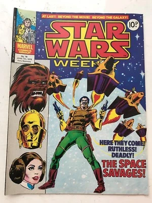 Vintage 1978 Marvel Comics Question Groupe°18 Star Wars Hebdomadaire Revue - Image 1 of 2