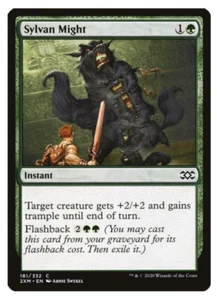 Magic the Gathering Karten Sylvan Might (4x) PLAYSET MtG Double Masters NM/LP - Bild 1 von 1