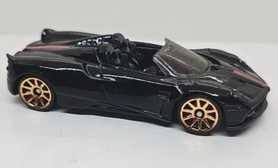  Hot Wheels HW Exotics '17 Pagani Huayra Roadster DTW86 Black - FREE SHIPPING  - Image 1 of 4