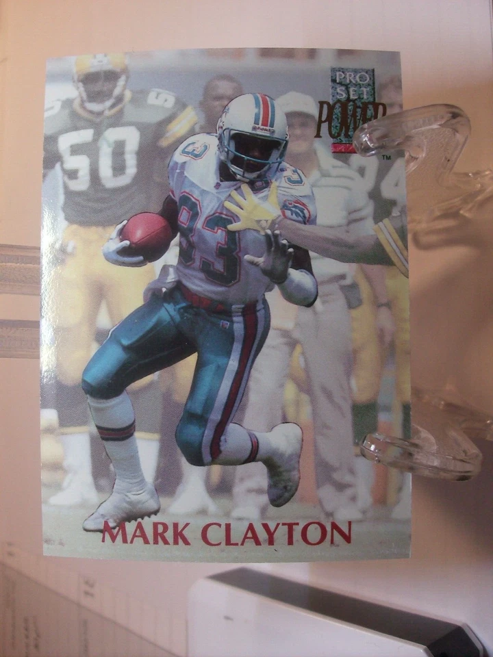 1992 Pro Set Power #183 - Mark Clayton - Miami Dolphins  (2752) - Image 1 of 2