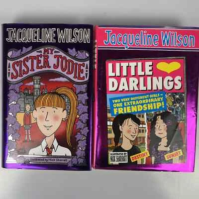 2 x Jacqueline Wilson Chapter Books Hardcover: My Sister Jodie + Little Darlings - image 1 of 4