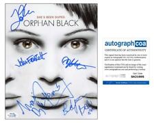 "Orphan Black" Cast AUTOGRAPHS Signed 8x10 Photo - Tatiana Maslany +4 ACOA