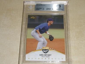 2014 Leaf Gold #4 Kris Bryant RC BGS 9 MINT - Picture 1 of 1