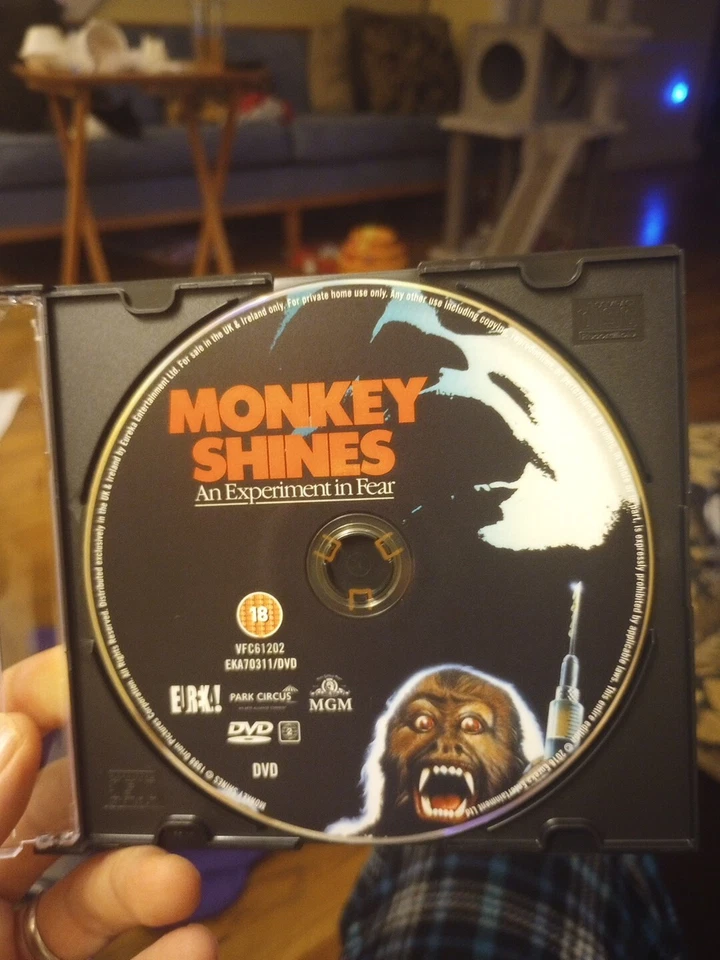 Monkey Shines (DVD, 1988) REGION 2 Eureka UK IMPORT ***DISC ONLY*** - Image 1 of 1