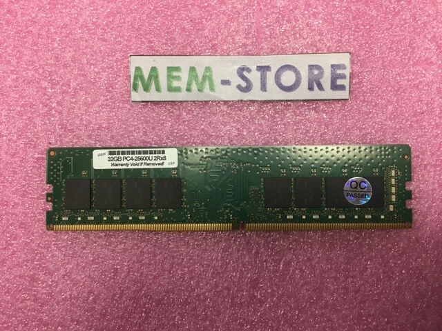 32GB PC4-25600 DDR4 3200MHz DIMM Unbuffered Non-ECC 2Rx8 Desktop Memory - Image 1 of 1