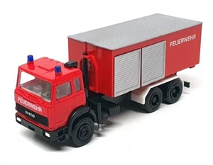 Herpa 1/87 Scale 858003 - Iveco Fire Truck "Feuerwehr" - Red - Foto 1 di 5