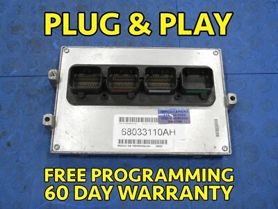 08 Dodge Nitro 4.0L ECU ECM PCM Engine Computer Control 68033110AH 110 PROG 1796 - Изображение 1 из 4