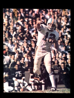 Bob Griese JSA Autograph 1 8x10 Signed Vintage Photo 70`s Dolphins - Image 1 of 3