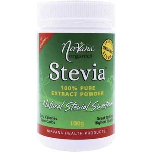 Nirvana Organics Stevia 100% Pure Extract Powder 100g - Picture 1 of 3