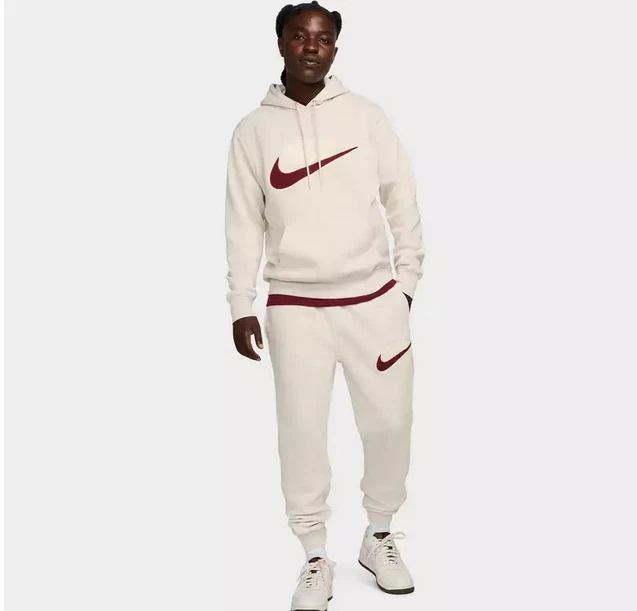 Mens Nike Gym Athletic Chenille Swoosh Hoodie Hooded Sweatshirt Pants Set New - Image 1 of 1