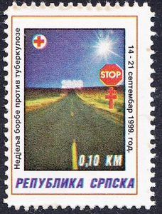 Bosnia Serbian 1999 ☀ TBC Red Cross ☀ MNH (**) - Picture 1 of 1