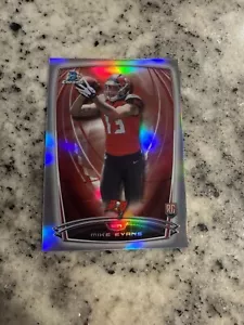 2014 BOWMAN CHROME REFRACTOR MIKE EVANS #170 ROOKIE RC MINT - Picture 1 of 3