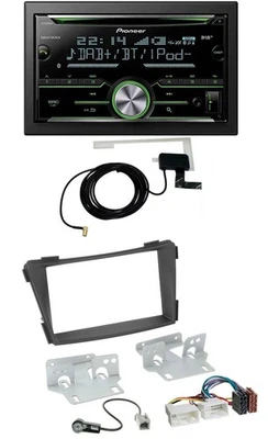 Pioneer CD USB MP3 Bluetooth 2DIN DAB Autoradio für Hyundai i40 VF ab 2011 schwa - Bild 1 von 4