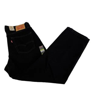 Neu Levi’s 505 Stretch Denim schwarze Herrenjeans Gr. 34 x 30 neu mit Etikett unregelmäßig - Bild 1 von 7
