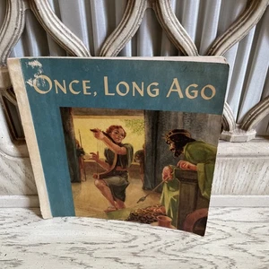 1948 Illustrated Soft Cover Children's Bible Study Book Once, Long Ago, SC Book - Picture 1 of 6