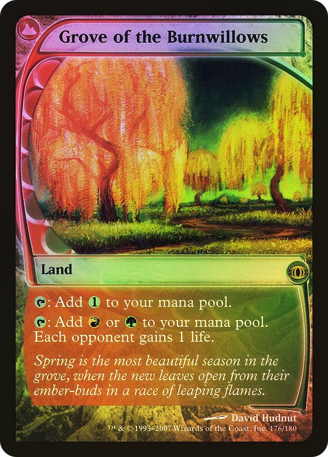MTG FOIL Grove of the Burnwillows  - Future Sight #176 - Image 1 of 1