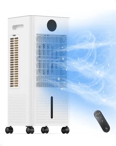 Portable Air Conditioner, Evaporative Air Cooler Windowless with Remote, 3 Sp... - Picture 1 of 8
