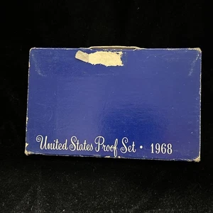 1968 S Proof Set 40% Silber Kennedy Half Dollar, 5 Münzen im Set. - Bild 1 von 3