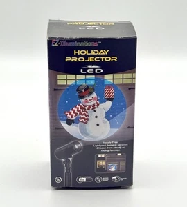 Proyector muñeco de nieve LED de vacaciones EZ Illuminations - Caja abierta - Imagen 1 de 4