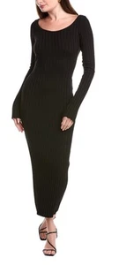 Cotton Citizen The Capri Open Back Maxi Dress, Black, X-Small - Picture 1 of 3