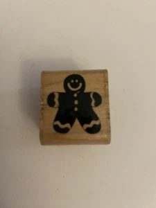 JRL Design Gingerbread B396 Wood Mounted Rubber Stamp RS54 - Picture 1 of 7