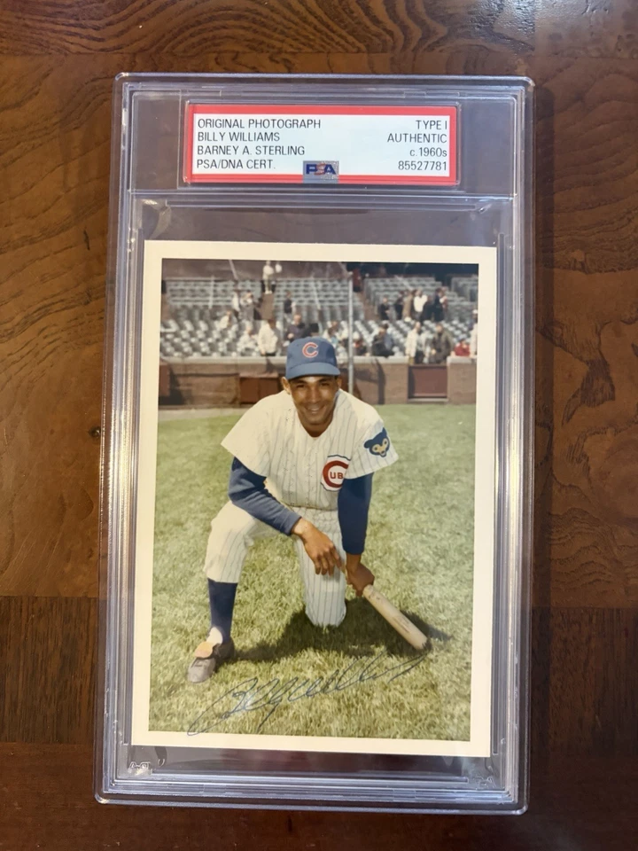 Billy Williams Signed Auto Original Type1 3.5 X 5 Photo Psa - Image 1 of 1