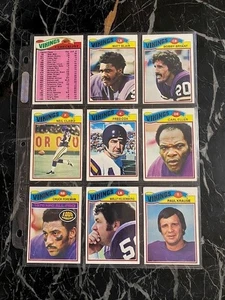 1977 Topps Football Minnesota Vikings Team Set 24ct Matt Blair and Sammy white R - Bild 1 von 6