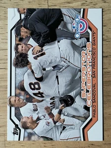 2014 Topps Opening Day Superstar Celebrations #SC19 Pablo Sandoval - Picture 1 of 2