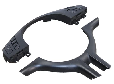 00-06 BMW X5 E53 NEGRO DEPORTIVO CUERO VOLANTE INTERRUPTORES BOTONES Y MOLDURAS Foto 1 de 4