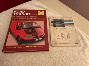 Haynes Service & Repair Manual - Ford Transit Diesel 1986-1999 & Owners Handbook - Picture 1 of 14