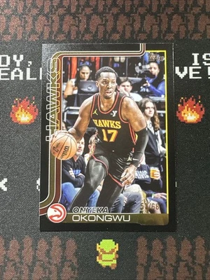 ONYEKA OKONGWU 2025-26 Topps Flagship Basketball #66 Black Foil 57/68 - Image 1 of 2