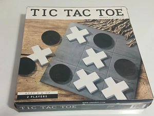 New Tic Tac Toe Wooden Classic Game - Picture 1 of 2