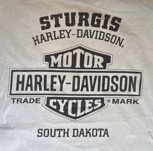 Harley Davidson Motorcycles Sturgis South Dakota Tank Top Eagle American Flag - Bild 1 von 8
