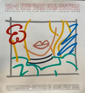 Tom Wesselmann 1985 Silkscreen Poster For New York Film Festival - Picture 1 of 10