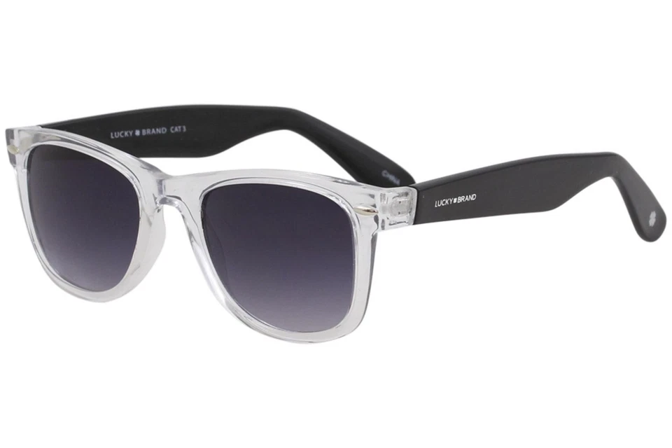 Gafas de sol Lucky Brand Campbell moda rectángulo campamento cristal gris degradado Foto 1 de 1