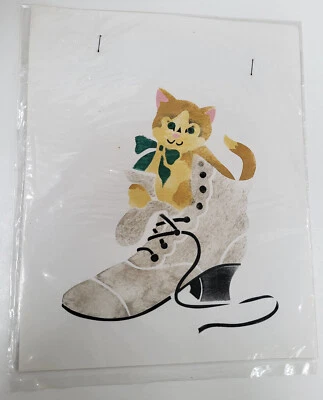 KIT DE PLANTILLAS DE ZAPATOS VICTORIANOS GATO EN LOS AÑOS 80 DE COLECCIÓN POR PLANTILLAS DE DISEÑADOR SIN ABRIR COMO NUEVO Foto 1 de 2