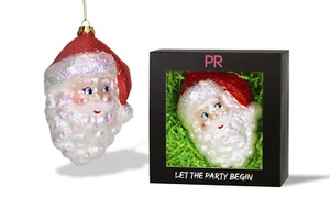 Party Rock | Adorno de cristal cabeza de Santa | Colección Santa - Imagen 1 de 5
