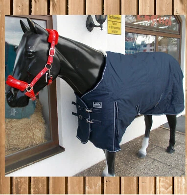 Eskadron Ripstop Weidedecke Cotton 300g, Winterdecke heavy, wasserdicht, navy - Bild 1 von 2