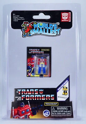 World Smallest - Transformers Micro Action Figure - Optimus Prime - New/Boxed - Image 1 of 3