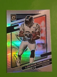 2021 Panini Donruss Optic #50 LaDainian Tomlinson San Diego Chargers Silver Holo - Bild 1 von 2