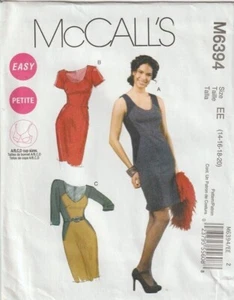 out-of-print: McCALL`s pattern M6394, Kleider , sizes 14-20, Gr. 40-46, Cup A-D - Bild 1 von 2