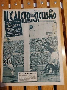 DER ILLUSTRIERTE FUSSBALL UND RADSPORT 10 von 1954 = NORDAHL = JUVE TURIN = INTER-ABZEICHEN  - Bild 1 von 2